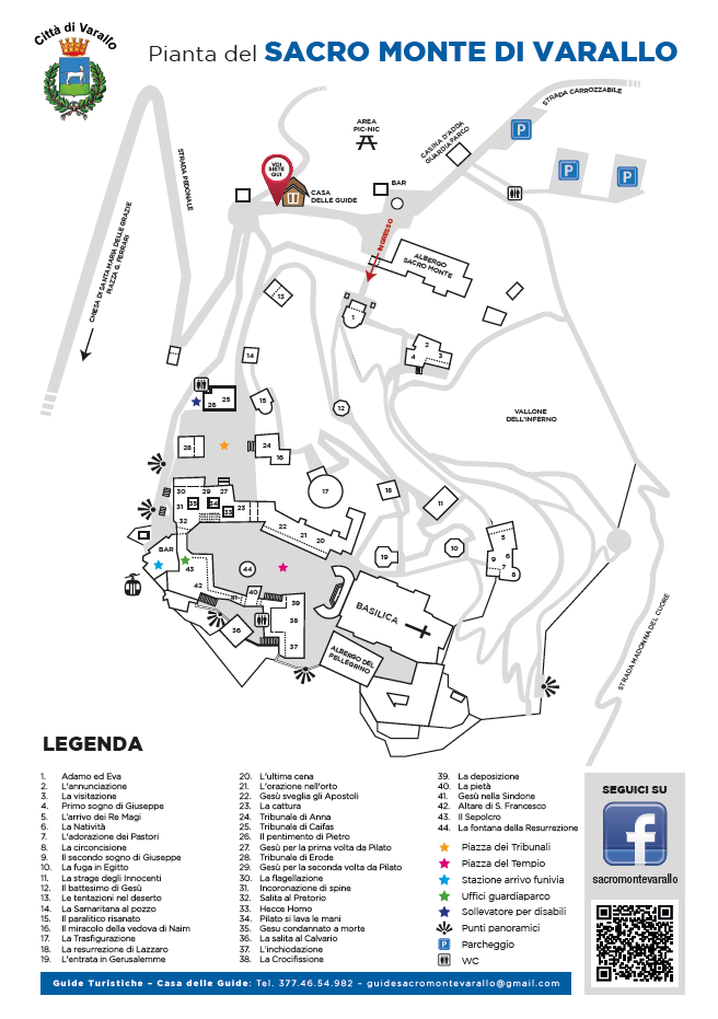 mappa Sacro Monte