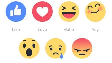 Ecco i Reaction di Facebook